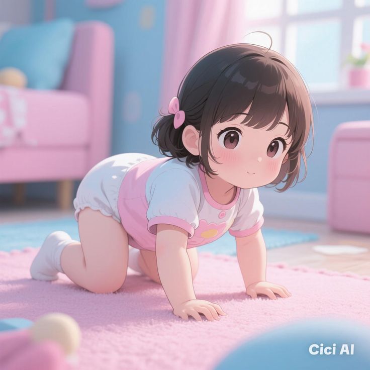 顯示過度疲勞和壓力反應跡象的嬰兒