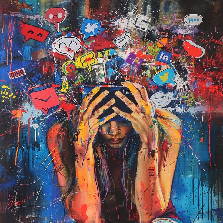 A mind crowded by messages and reactive cues before real work begins