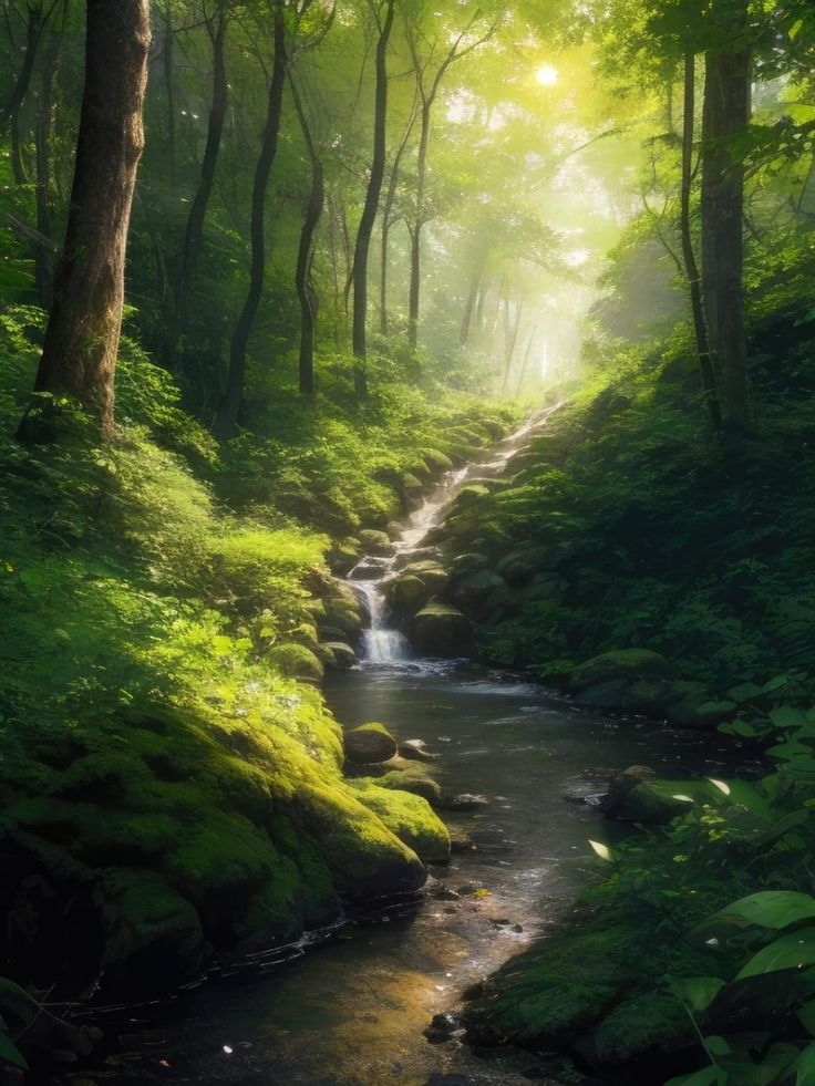 穩定自然場景，象徵發現跑掉後不把它變成戰鬥，而是回來