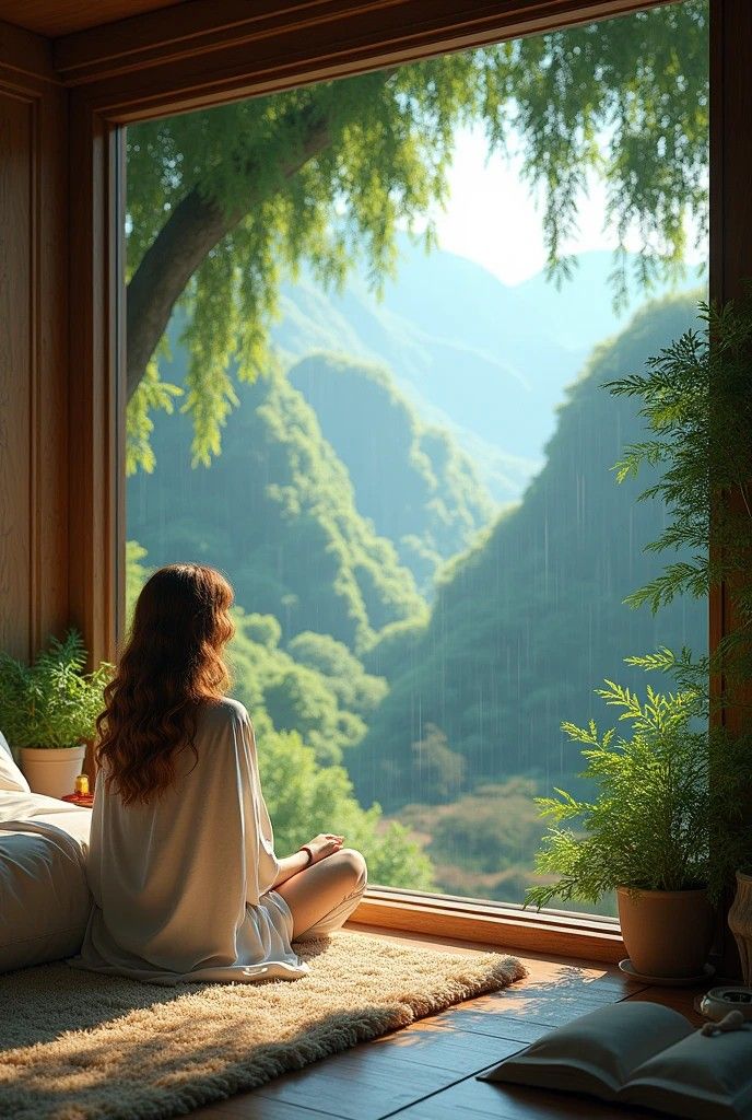 Calm and relaxed