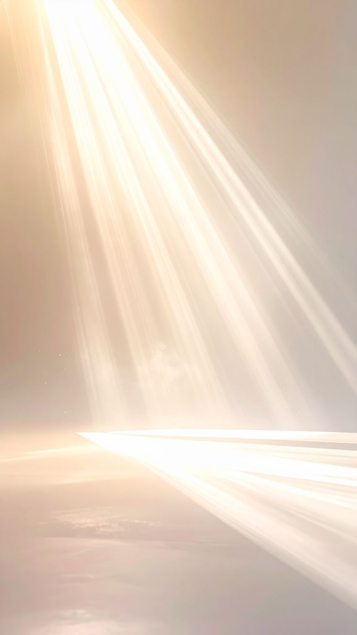 An abstract space with a central glow representing attention locking onto one internal sound in an empty room
